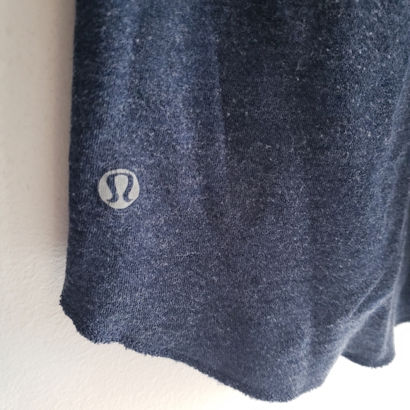 Lululemon Open Your Heart Long Sleeve Heathered Ink / Classic Stripe Reversible - Picture 9 of 16